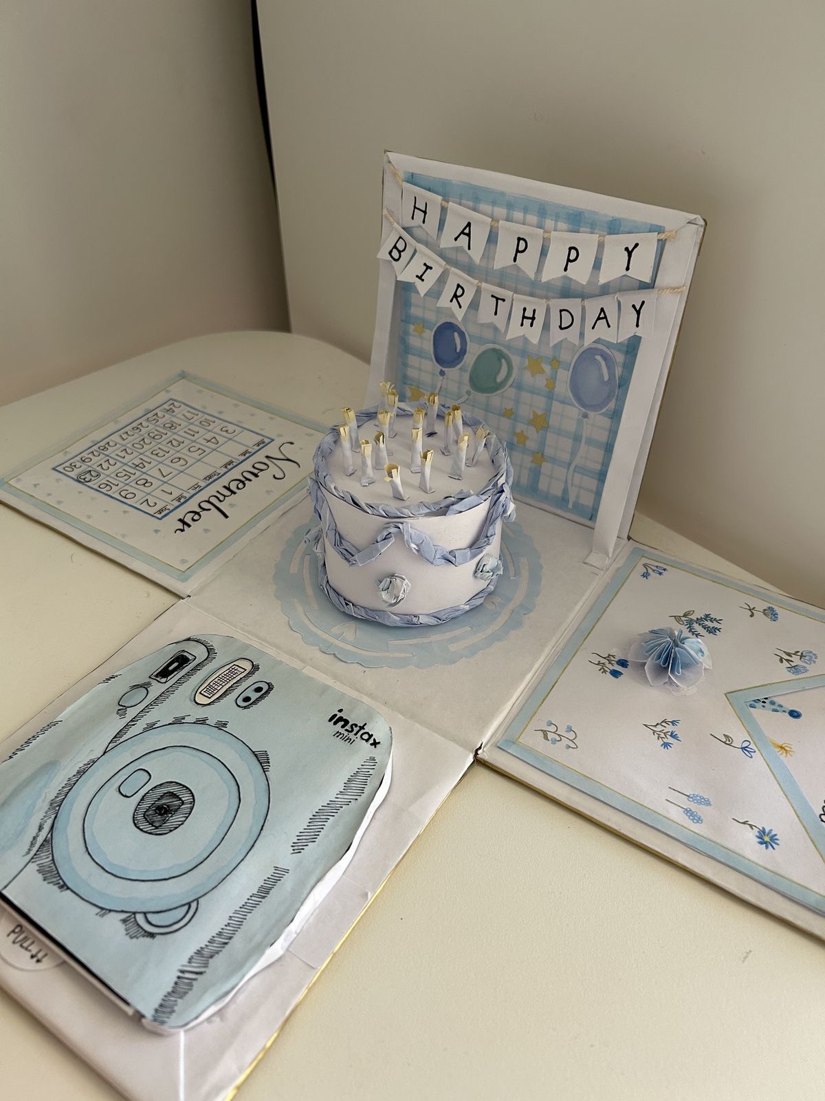 Birthday explosion box